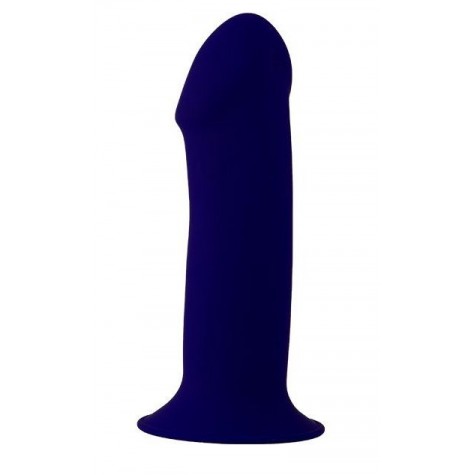 Синий фаллоимитатор-реалистик PREMIUM THICK DILDO 7INCH - 18 см.