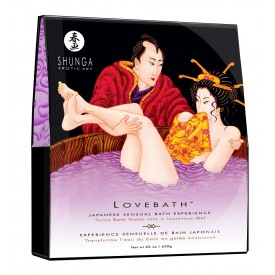 Соль для ванны Lovebath Sensual lotus, превращающая воду в гель - 650 гр.