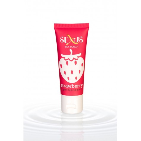 Увлажняющая гель-смазка с ароматом клубники Silk Touch Strawberry - 50 мл.